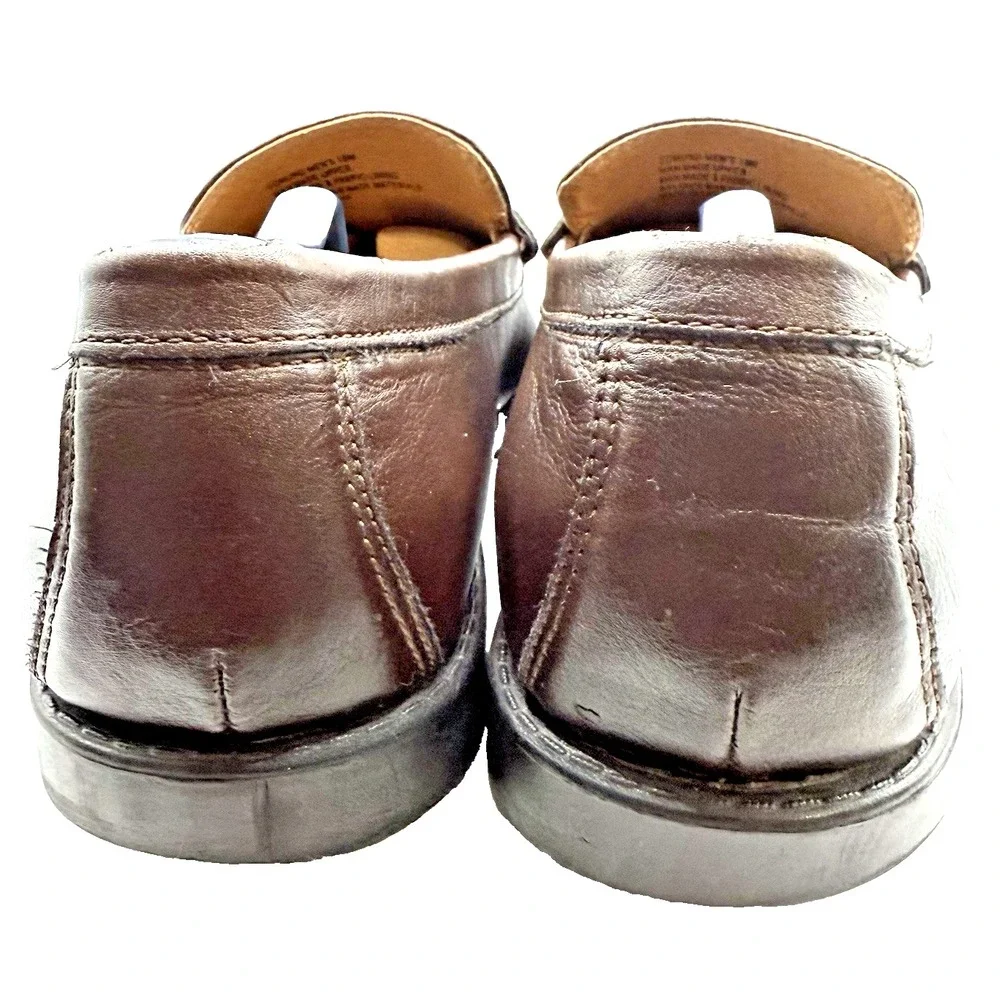 IZOD Men's Penny Loafer Edmund Gel Tech Shoes Sz 10M Brn Slip On Fishing Resort - Picture 6 of 10